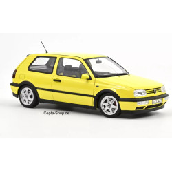 VOLKSWAGEN VW Golf 3 GTI Modellauto 1:18 Norev Colour Concept gelb 188507
