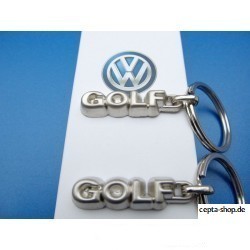 VW GOLF keychains 2 pieces, Golf Font rarity