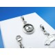 VW jewelry three pendant for a chain, Bulli, Beetle, Wolfsburg Crest